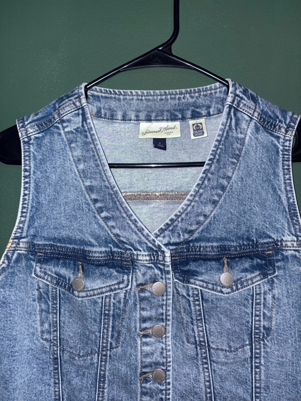 Universal Thread Denim Vest - Picture 3 of 4